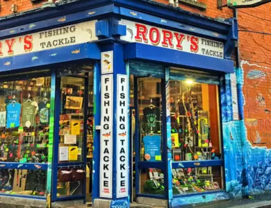 Rory’s Fishing Tackle Store. Dublin.
